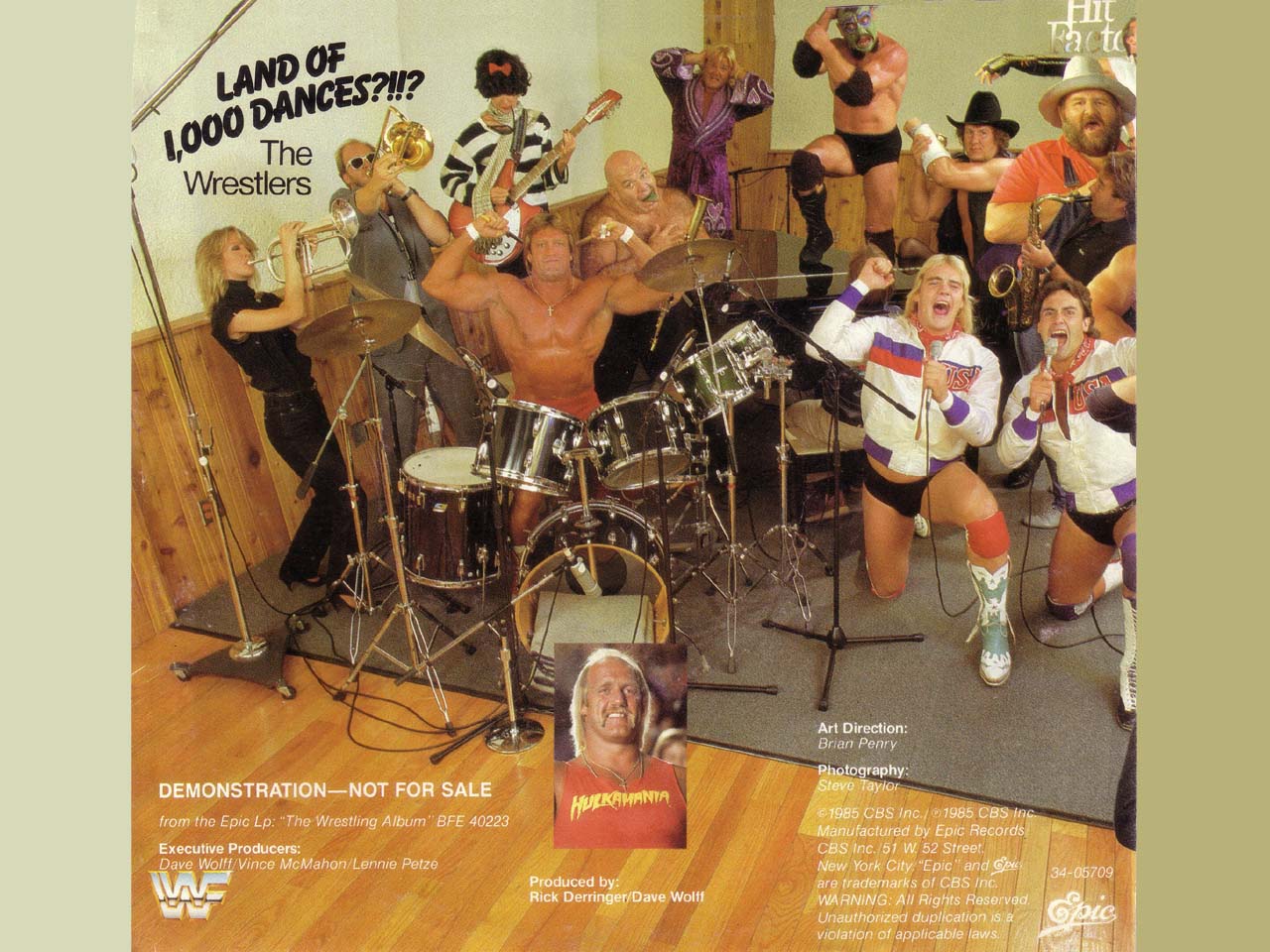 Wrestlers - Land Of 1000 Dances (side b)